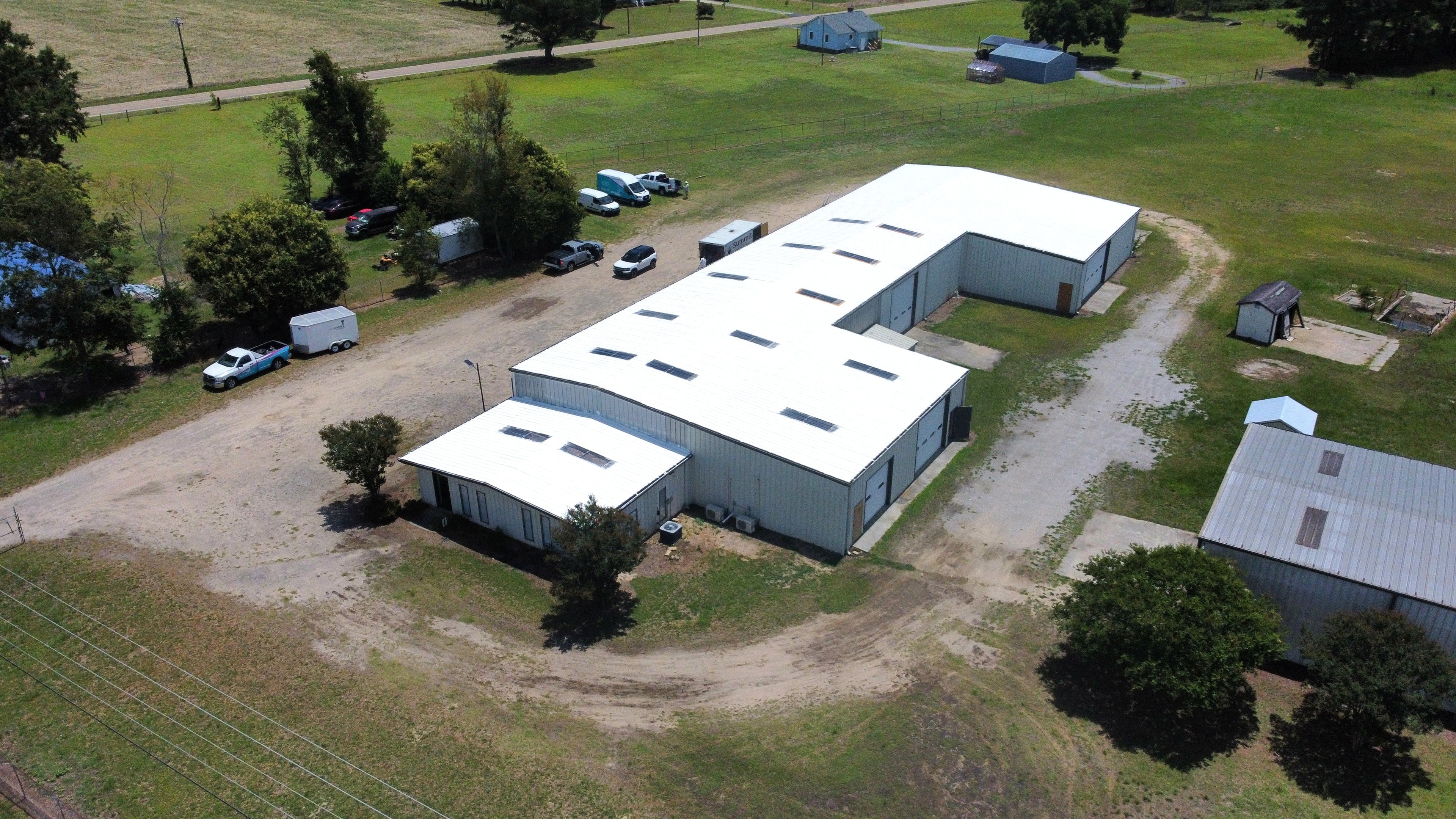 CareSouth facility finished roof — corner view